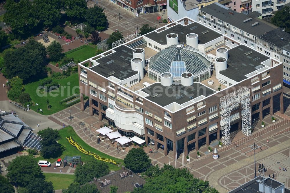 Aerial image Dortmund - View of the town hall Dortmund in the state North Rhine-Westphalia