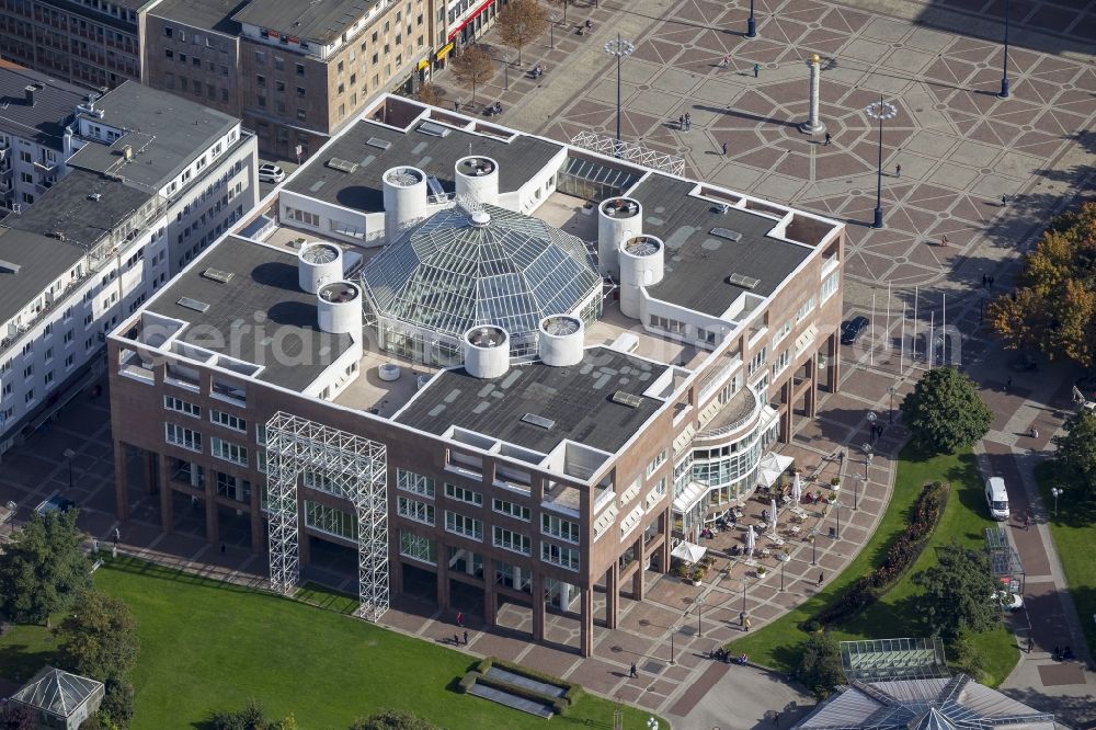 Aerial image Dortmund - Town Hall of Dortmund in the Ruhr area in North Rhine-Westphalia