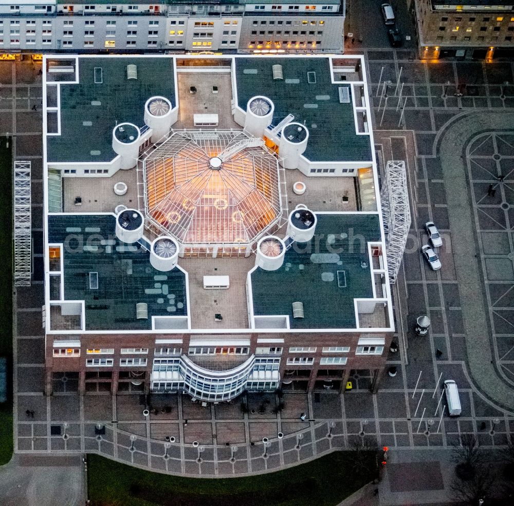 Dortmund from above - Town Hall of Dortmund in the Ruhr area in North Rhine-Westphalia