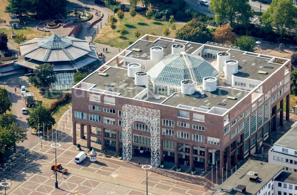 Dortmund from above - Town Hall of Dortmund in the Ruhr area in North Rhine-Westphalia