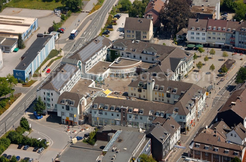 Heiligenhaus from above - View of City Hall and the Rathaus Center in Heiligenhaus in North Rhine-Westphalia