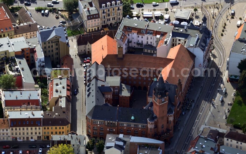 Berlin OT Köpenick from the bird's eye view: View of the town hall of Koepenick in Berlin