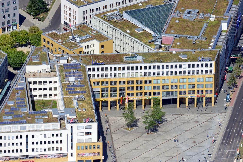 Aerial photograph Berlin OT Hellersdorf - View of the town hall of Marzahn-Hellersdorf in the district of Hellersdorf in Berlin