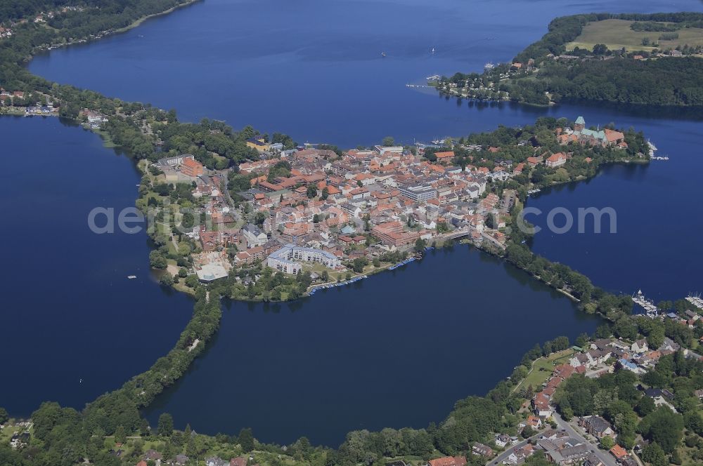 Aerial photograph Ratzeburg - Ratzeburg in the state Schleswig-Holstein