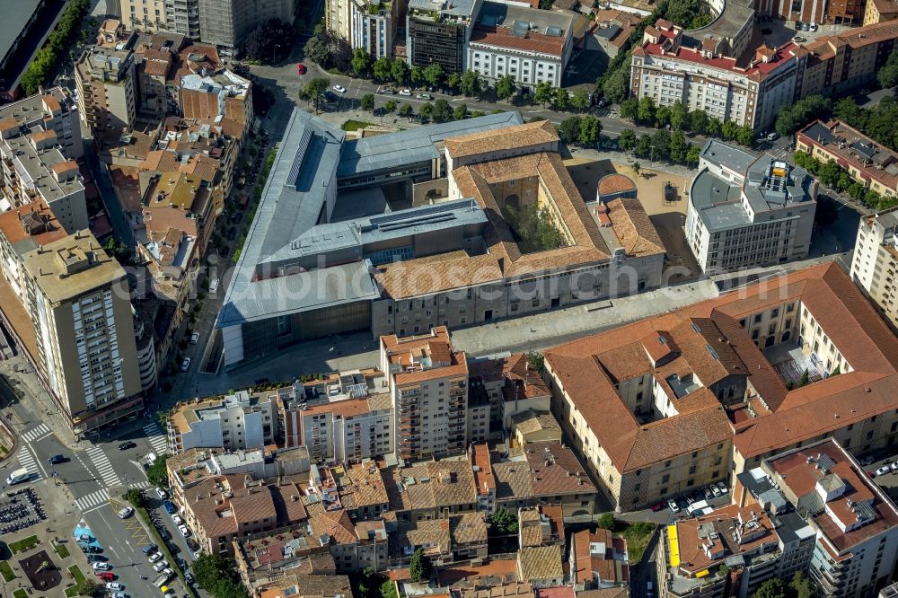 Aerial photograph Girona - Government building of the provincial capital of the region of Girona in Spain