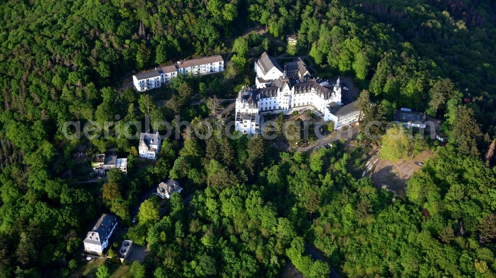 Bad Honnef from above - Rehabilitation center for disabled Hohenhonnef in Bad Honnef in the state of North Rhine-Westphalia