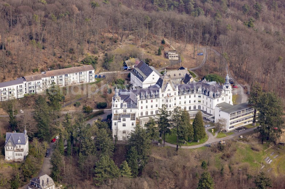 Bad Honnef from above - Rehabilitation center for disabled Hohenhonnef in Bad Honnef in the state of North Rhine-Westphalia