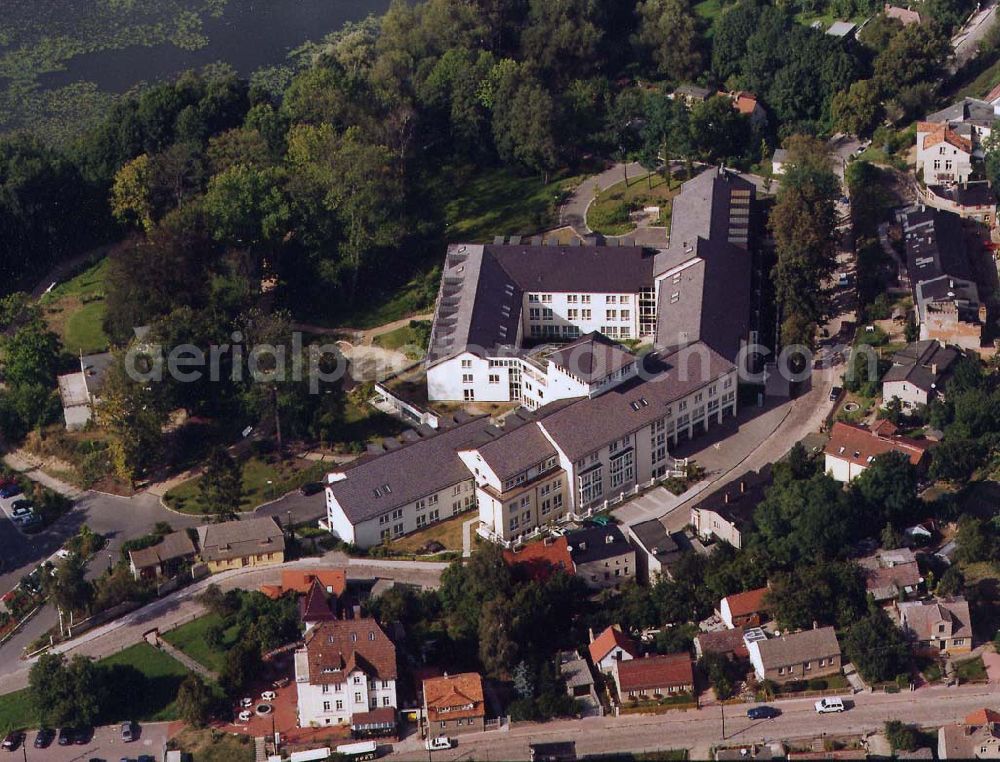 Buckow / Märkische Schweiz from the bird's eye view: Rehaklinik Buckow in der Märkischen Schweiz