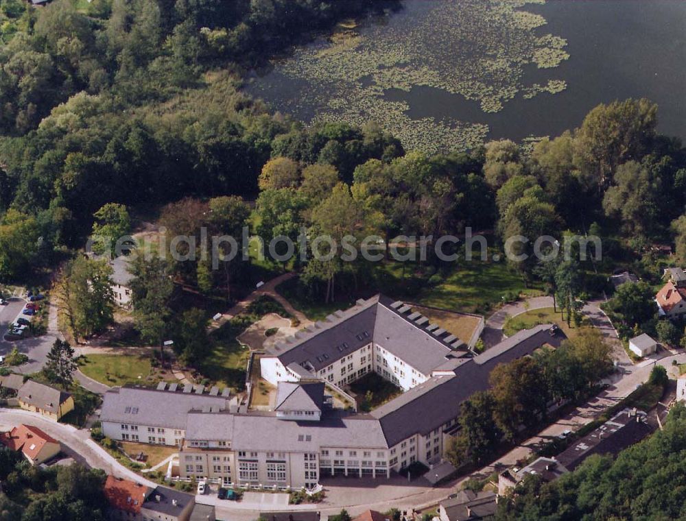 Aerial image Buckow / Märkische Schweiz - Rehaklinik Buckow in der Märkischen Schweiz