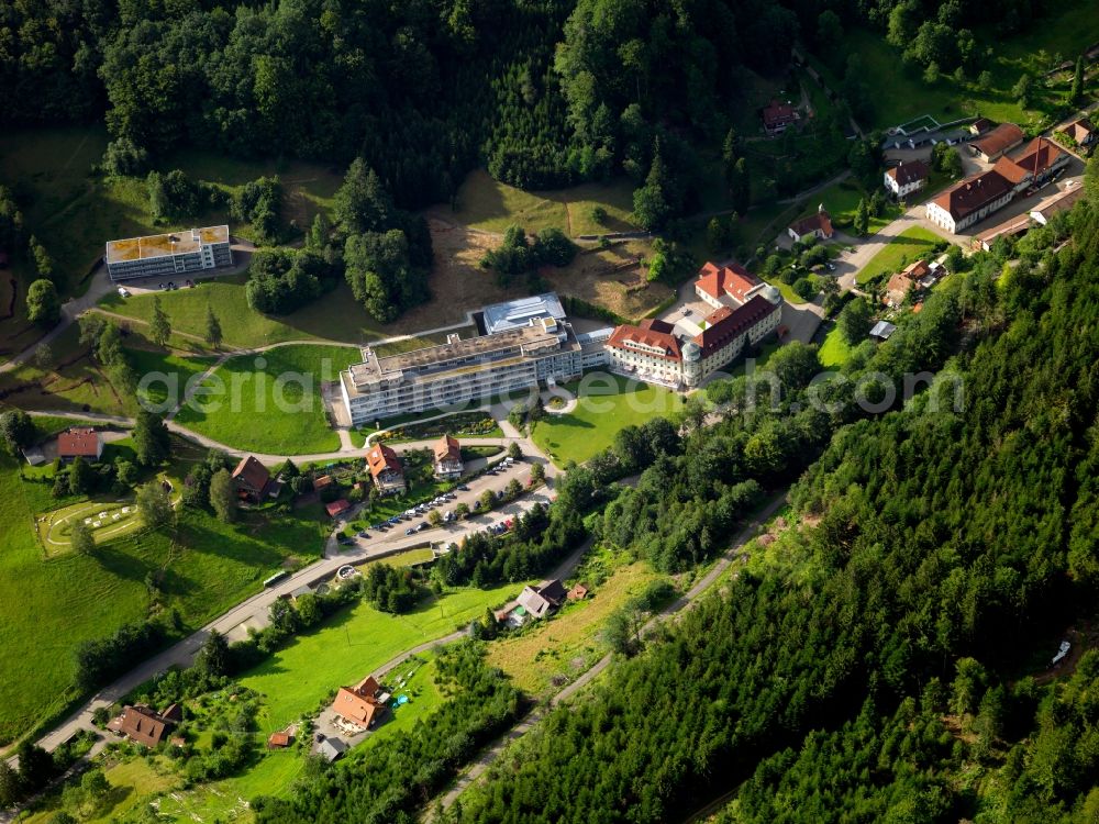 Nordrach from the bird's eye view: View of the Rehaklinik Klausenbach in Nordrach in the state Baden-Wuerttemberg