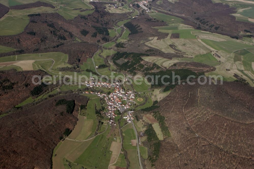 Aerial photograph Reipoltskirchen - Reipoltskirchen is a municipality in the western Palatinate district of Kusel, in Rhineland-Palatinate