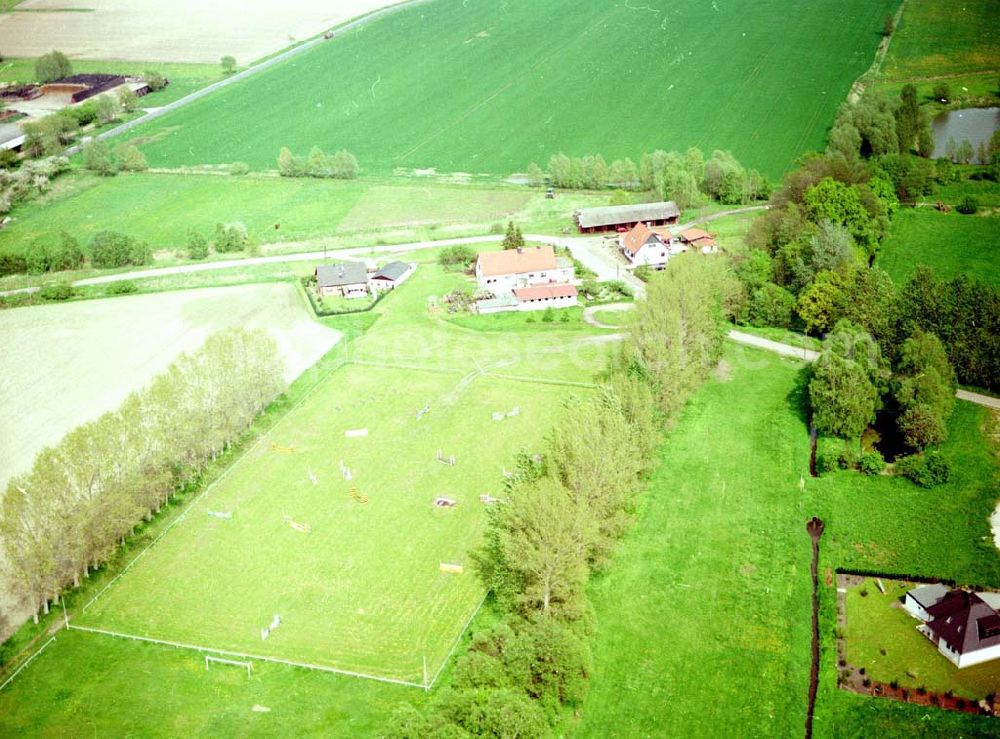 Aerial photograph Sachsen-Anhalt - Reithof Mahlsdorf / Sachsen-Anhalt Mahlsdorf 16.Mai 2002