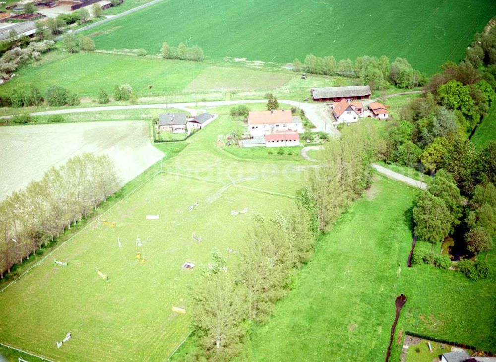 Sachsen-Anhalt from above - Reithof Mahlsdorf / Sachsen-Anhalt Mahlsdorf 16.Mai 2002