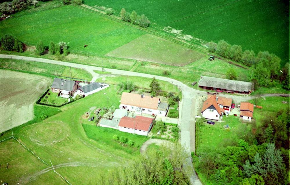 Sachsen-Anhalt from the bird's eye view: Reithof Mahlsdorf / Sachsen-Anhalt Mahlsdorf 16.Mai 2002