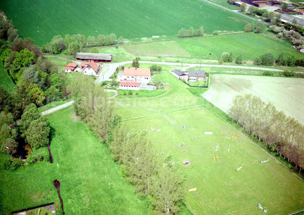 Aerial image Sachsen-Anhalt - Reithof Mahlsdorf / Sachsen-Anhalt Mahlsdorf 16.Mai 2002