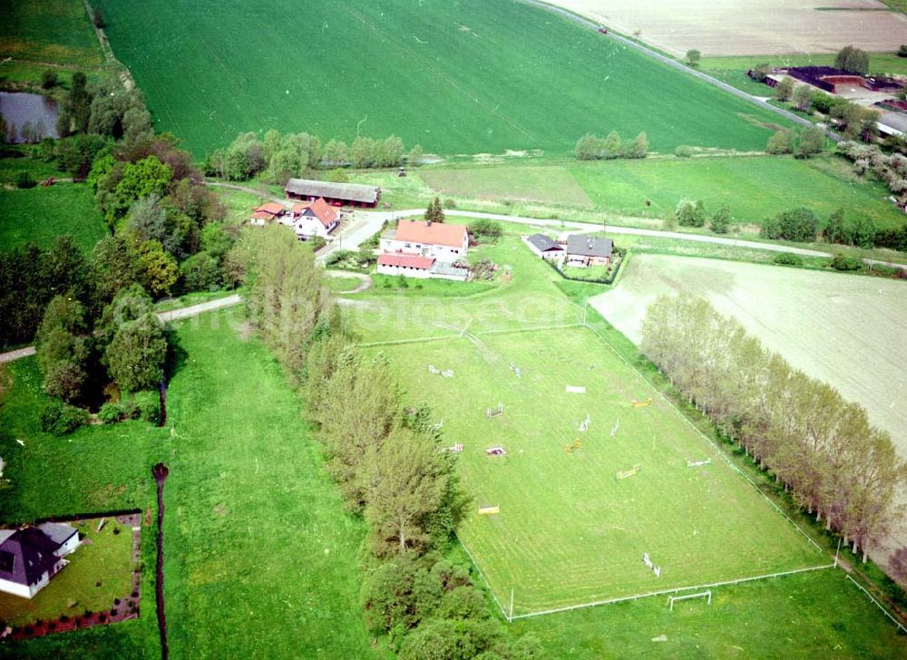 Aerial photograph Sachsen-Anhalt - Reithof Mahlsdorf / Sachsen-Anhalt Mahlsdorf 16.Mai 2002