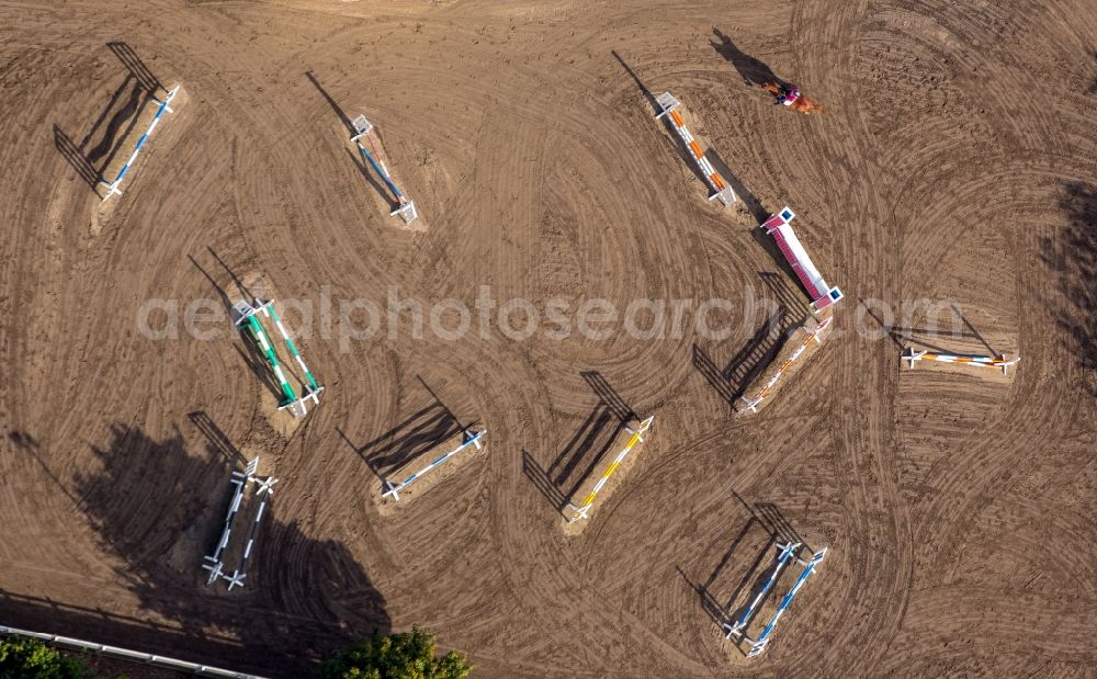 Aerial image Werne - Equitation facilities in Werne in the state North Rhine-Westphalia