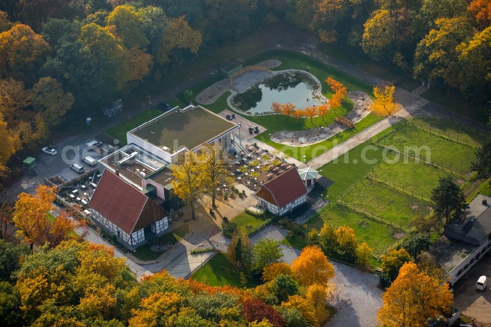 Aerial photograph Hamm - Building of stables Maerkischer Reitverein Hamm e.V. Faehrstrasse in Hamm in the state North Rhine-Westphalia