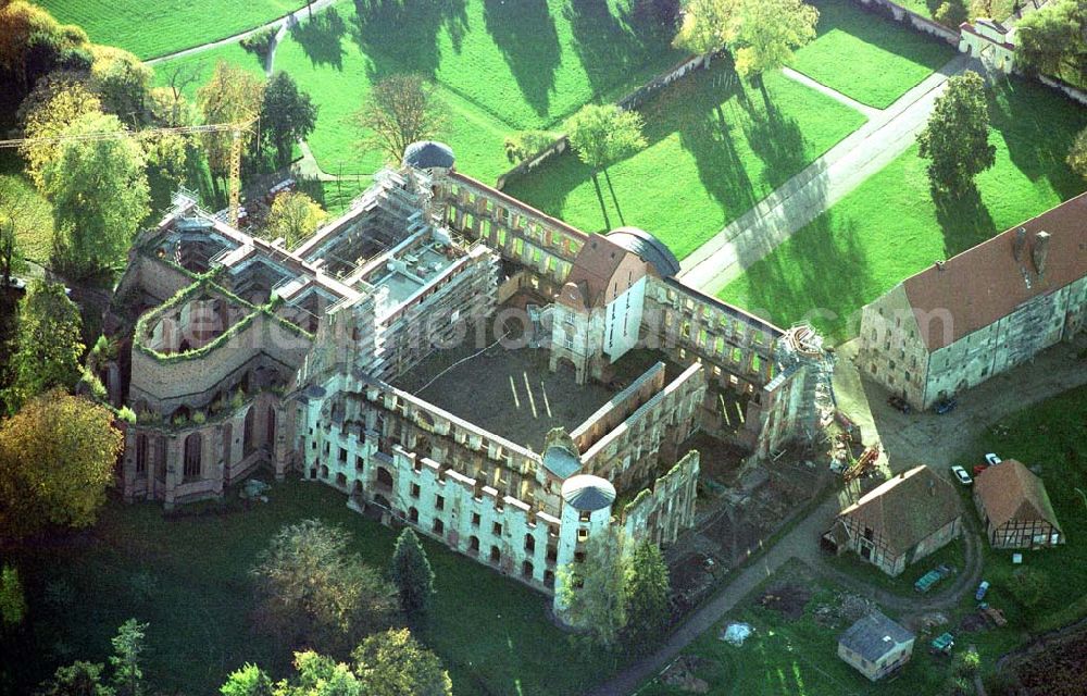 Darguhn / MV from above - Rekonstruktion der Kloster- und Schloßanlage Darguhn. Bauherr: Stadtverwaltung Darguhn, Herr Dr. Kladen, 17159 Darguhn.