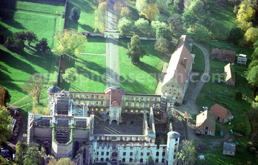 Darguhn / MV from the bird's eye view: Rekonstruktion der Kloster- und Schloßanlage Darguhn. Bauherr: Stadtverwaltung Darguhn, Herr Dr. Kladen, 17159 Darguhn.