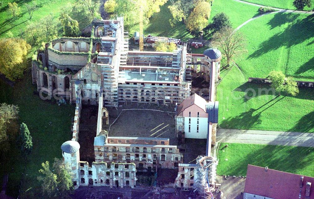 Darguhn / MV from above - Rekonstruktion der Kloster- und Schloßanlage Darguhn. Bauherr: Stadtverwaltung Darguhn, Herr Dr. Kladen, 17159 Darguhn.