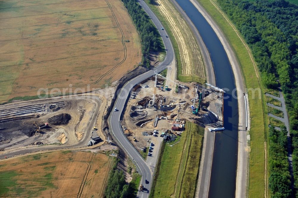 Zwenkau OT ZITZSCHEN from the bird's eye view: View of recultivation at the former daylight mine Zwenkau in the state Saxony