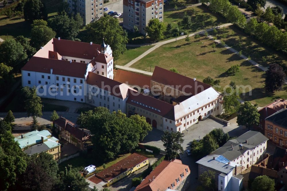 Aerial photograph Finsterwalde - Renaissance Castle Finsterwalde in Brandenburg