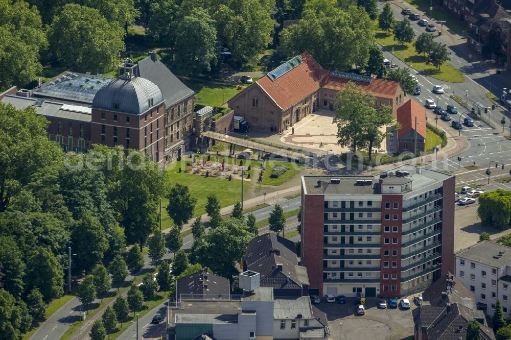 Aerial photograph Gelsenkirchen - Renaissance castle Horst in Gelsenkirchen in North Rhine-Westphalia