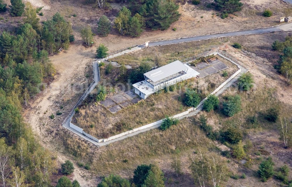 Aerial image Lieberose - Renaturation of the former site of the military training area Lieberoser Wueste in Lieberose in the state Brandenburg, Germany