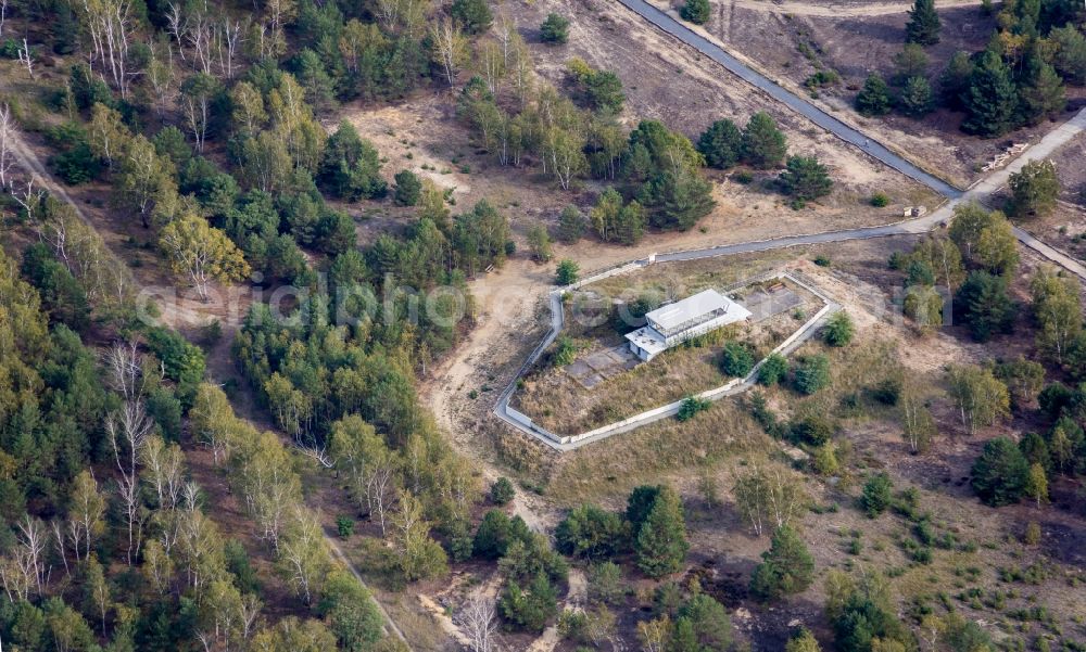 Aerial photograph Lieberose - Renaturation of the former site of the military training area Lieberoser Wueste in Lieberose in the state Brandenburg, Germany