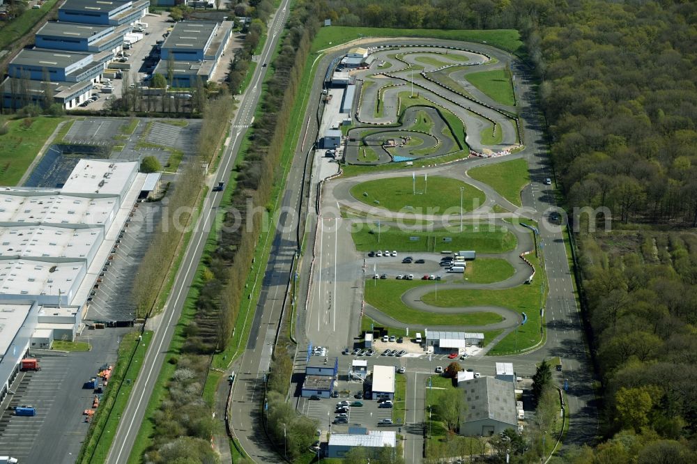 Aerial image Trappes - Racetrack racecourse in Trappes in Ile-de-France, France