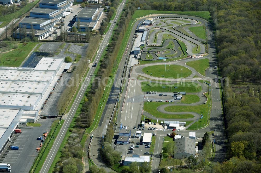 Aerial photograph Trappes - Racetrack racecourse in Trappes in Ile-de-France, France