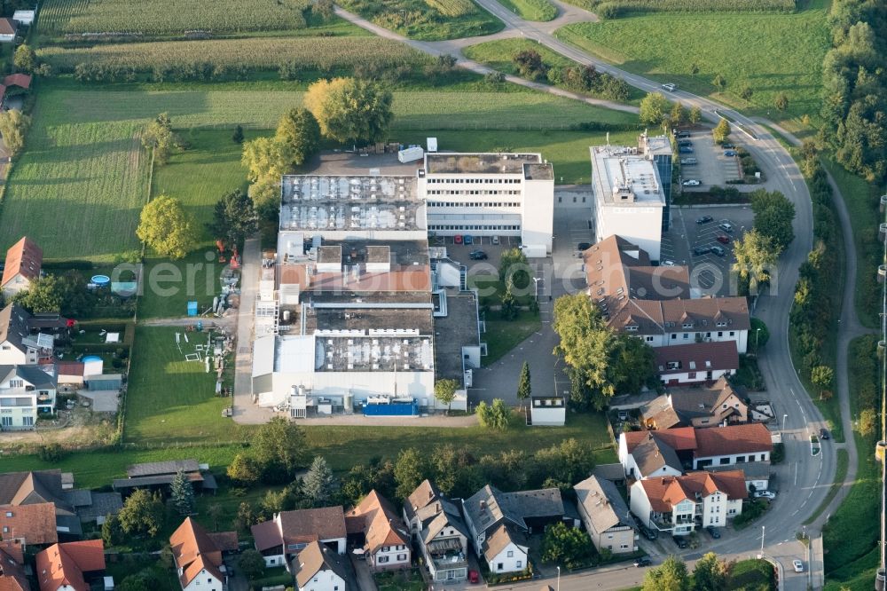 Aerial photograph Appenweier - Racetrack racecourse Gocart Bahn des RMSV Urloffen e.V. in Appenweier in the state Baden-Wuerttemberg