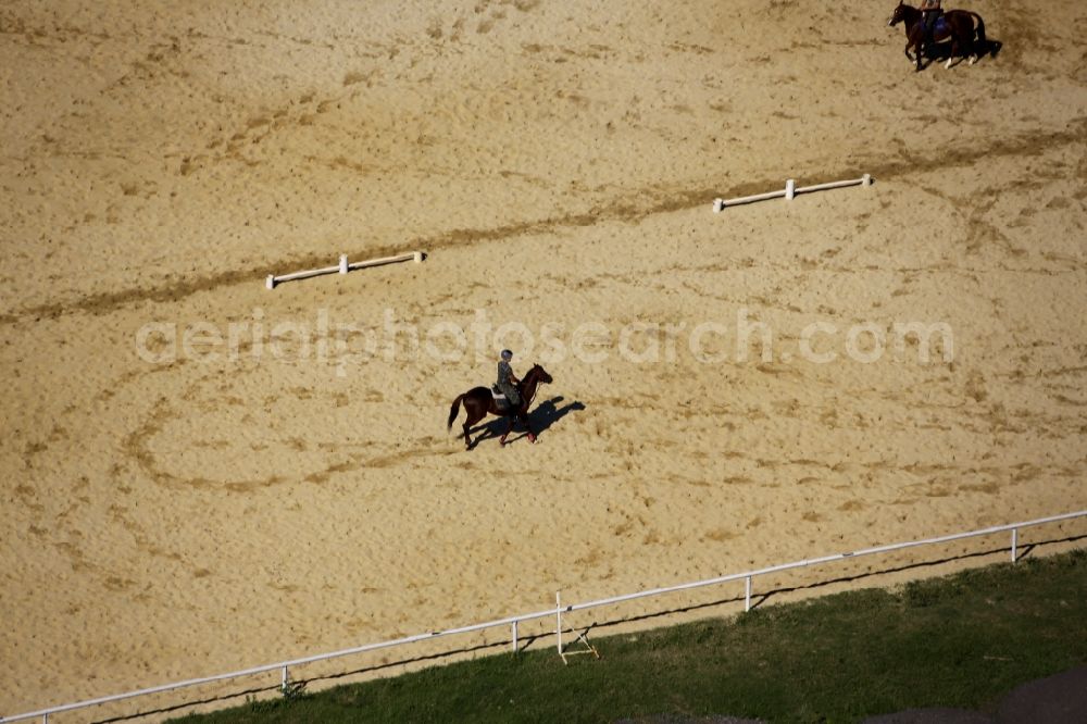 Aerial image Rio de Janeiro - Racetrack racecourse - trotting Jockey Club Brasileiro Praca Santos Dumont, 31 - Gavea in Rio de Janeiro in Brazil