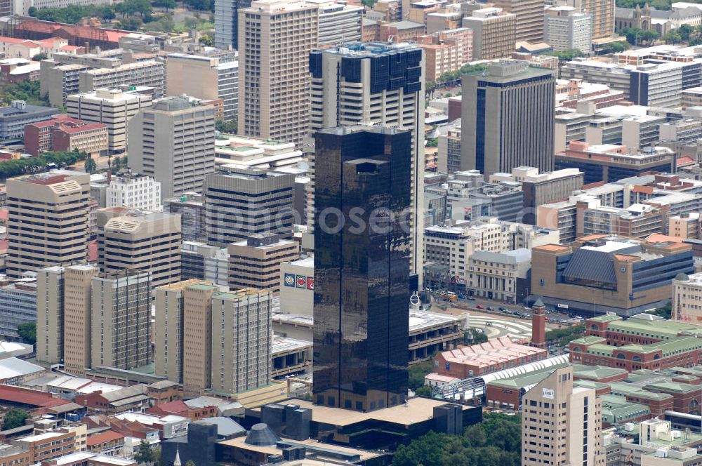 Aerial photograph Pretoria - Bürogebäude Reserve Bank Pretoria / Südafrika. Office building Reserve Bank Pretoria / South Africa.