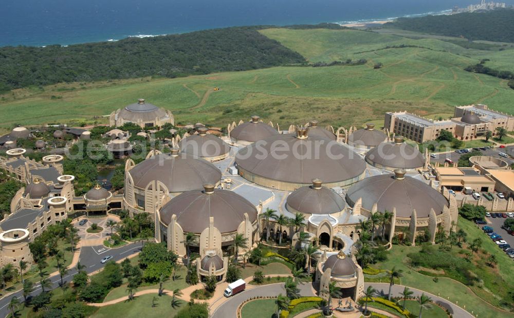 Selection Beach from the bird's eye view: Blick auf das 5 Sterne Ressort Hotel Selection Beach. The new 5 star resort hotel near Beach Selection.