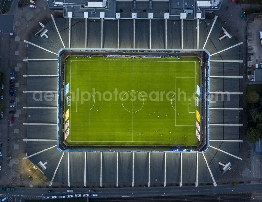 Bochum from above - View of the stadium rewirpowerSTADION in Bochum in the state North Rhine-Westphalia