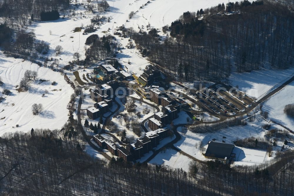 Aerial image Hausen - Rhoen Park Hotel on the Rother summit in Hausen in Bavaria