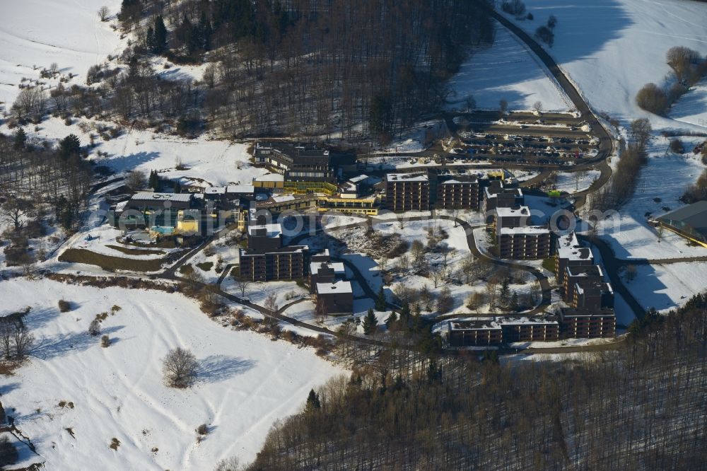 Aerial photograph Hausen - Rhoen Park Hotel on the Rother summit in Hausen in Bavaria