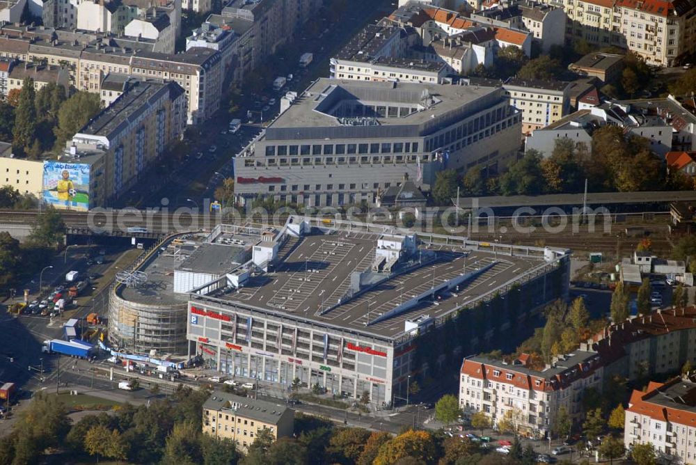 Aerial photograph Berlin-Lichtenberg - Berlin 17.10.06 Blick auf den dritten Bauabschnitt des Ring-Center an der Frankfurter Allee in Berlin-Lichtenberg.