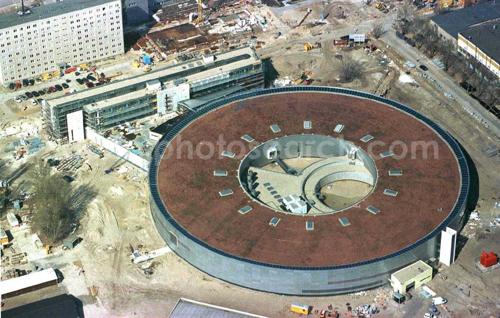 Aerial image Berlin - Ringbeschleunigerbau in Berlin-Adlershof