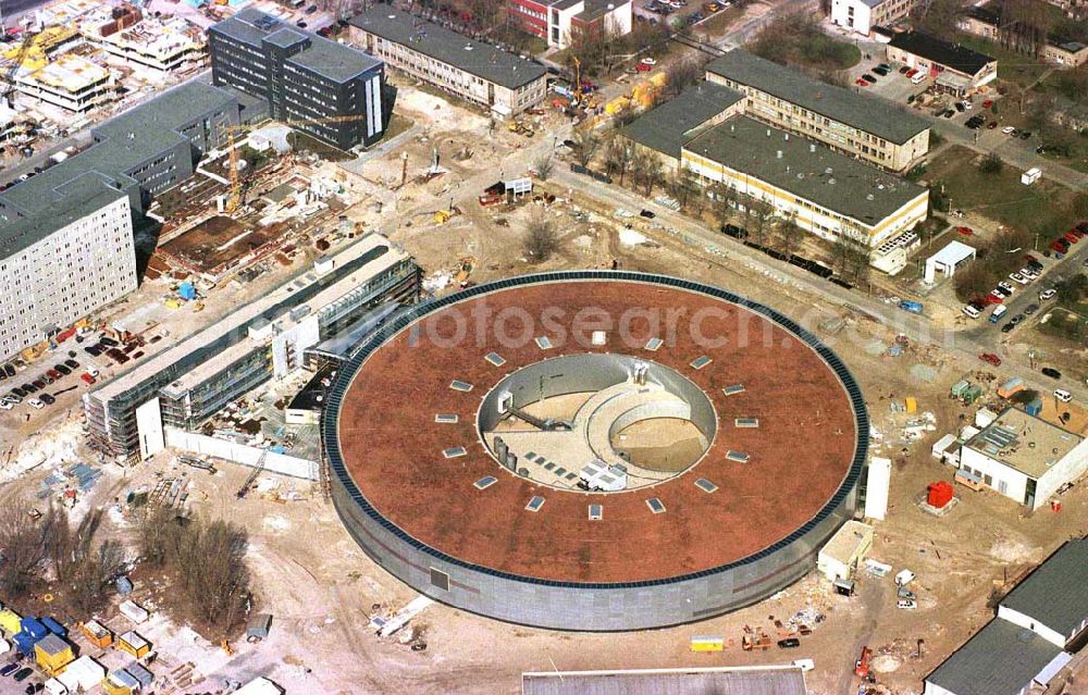 Aerial photograph Berlin - Ringbeschleunigerbau in Berlin-Adlershof