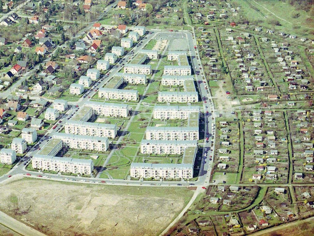 Berlin - Marzahn from above - Ringelnatzsiedlung in Berlin - Marzahn am Kienberg