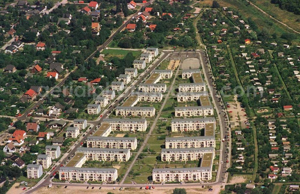 Berlin - Marzahn from above - Ringelnatzsiedlung in Marzahn.