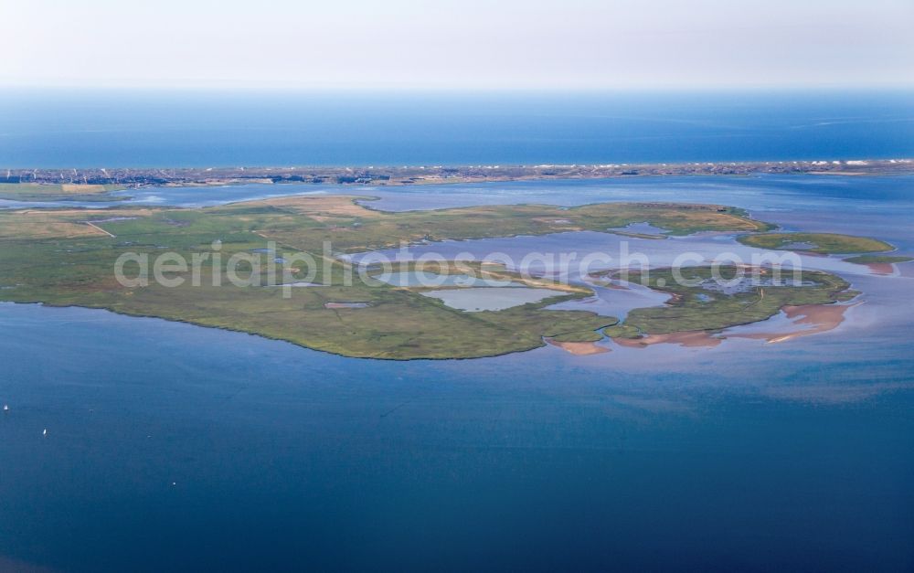 Nørre Nebel Sogn from the bird's eye view: Ringkoebing Fjord in Nørre Nebel Sogn in Denmark