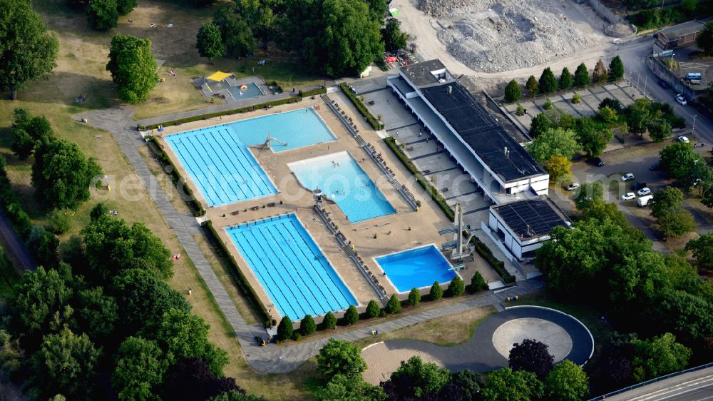 Aerial photograph Bonn - Roman bath in Bonn in the state North Rhine-Westphalia, Germany