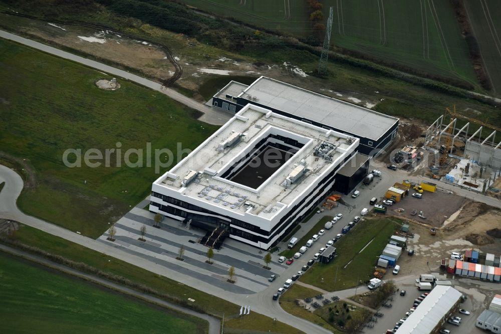 Aerial image Schenefeld - X-ray laser- Research building and office complex of European-XFEL-Anlage in Schenefeld in the state Schleswig-Holstein, Germany