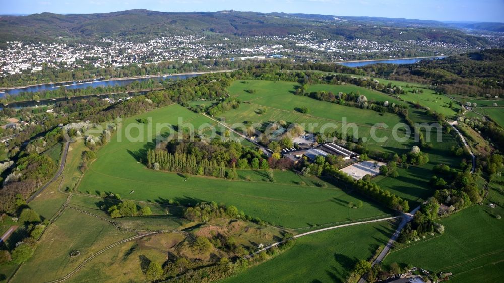 Aerial image Wachtberg - Rodderberg with Gut Broichhof in Wachtberg in the state North Rhine-Westphalia, Germany