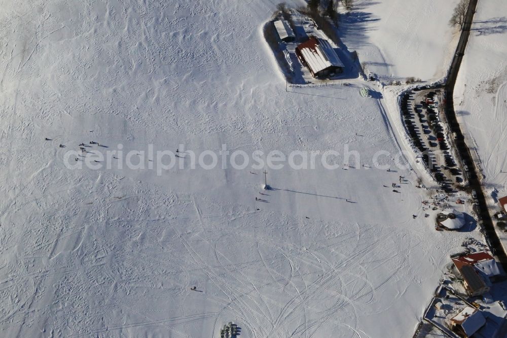 Aerial image Schopfheim - Toboggan run in the district Gersbach in Schopfheim in the state Baden-Wuerttemberg