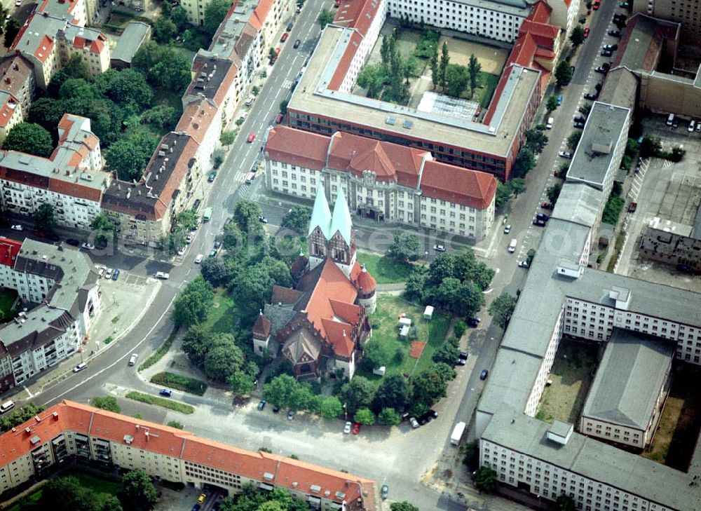 Aerial photograph Berlin - Lichtenberg - Roedeliusplatz in Berlin-Lichtenberg